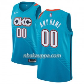Oklahoma City Thunder Custom 2018-19 Nike City Edition Sininen Pelipaidat Swingman - Miesten